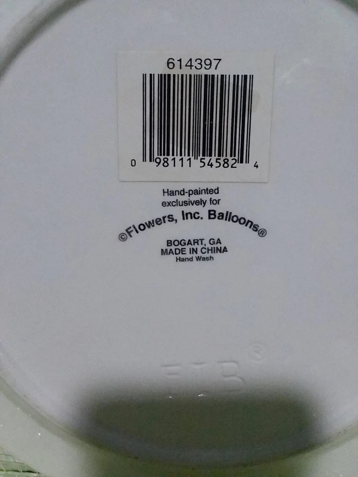 back of a plate made in china