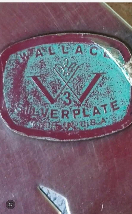 Vintage Trivet -Walace Silverplate